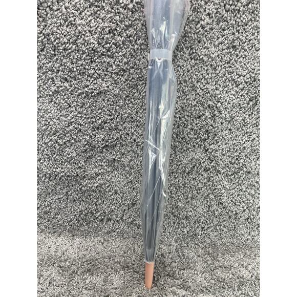 Large Transparent Clear See Through Umbrella With Pink Handle Brand New - Picture 7 of 10
